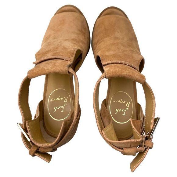 Jack Roger’s Cameron Suede Open Toe Bootie - Picture 4 of 6